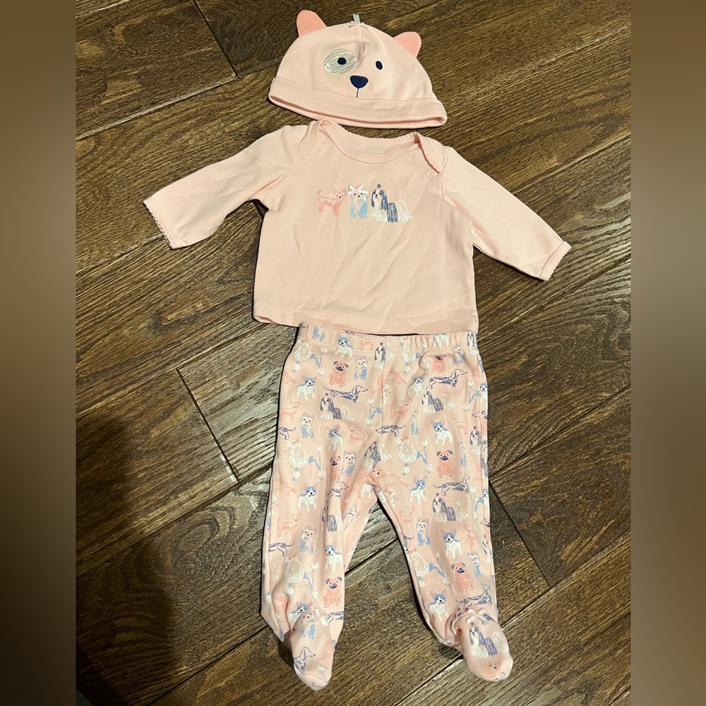 Little Me puppy outfit 3 month